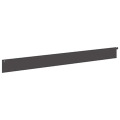 Lawn Edging 102 x 10 x 4 cm Steel 20 pcs Black