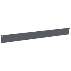vidaXL Lawn Edging 10 pcs 102 x 10 x 4 cm Steel Anthracite 6
