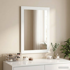 vidaxl Mirror FAUSKE White 43 x 3.5 x 77 cm Rectangular 1
