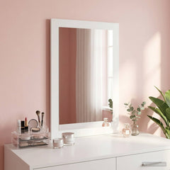 vidaxl Mirror FAUSKE White 43 x 3.5 x 77 cm Rectangular 3