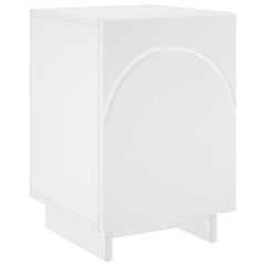 vidaXL Bedside Cabinet White 33.5 x 34.5 x 50 cm Engineered Wood 2