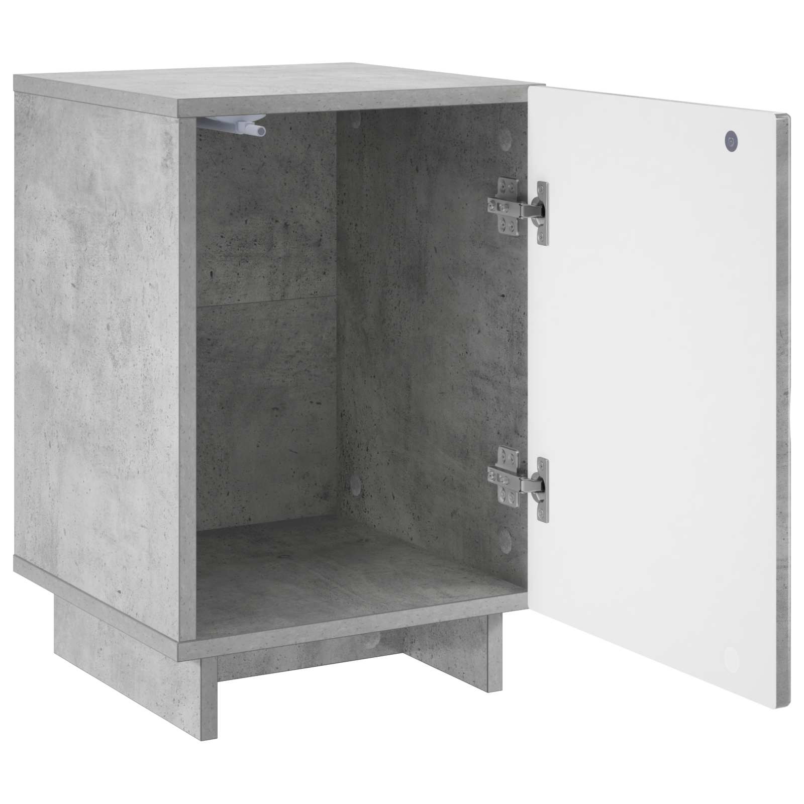 vidaXL Bedside Cabinet 2 pcs Concrete Grey 33.5 x 34.5 x 50 cm 3