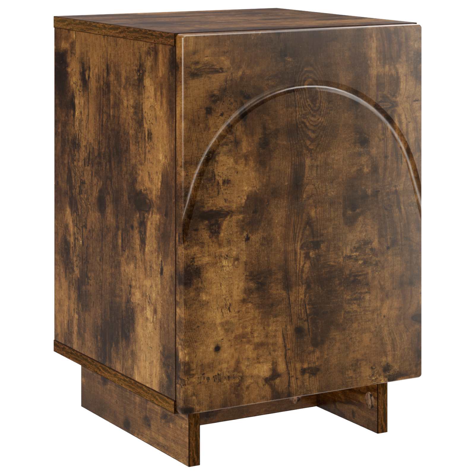 vidaXL Bedside Cabinet Smoked Oak 33.5 x 34.5 x 50 cm Engineered Wood 2