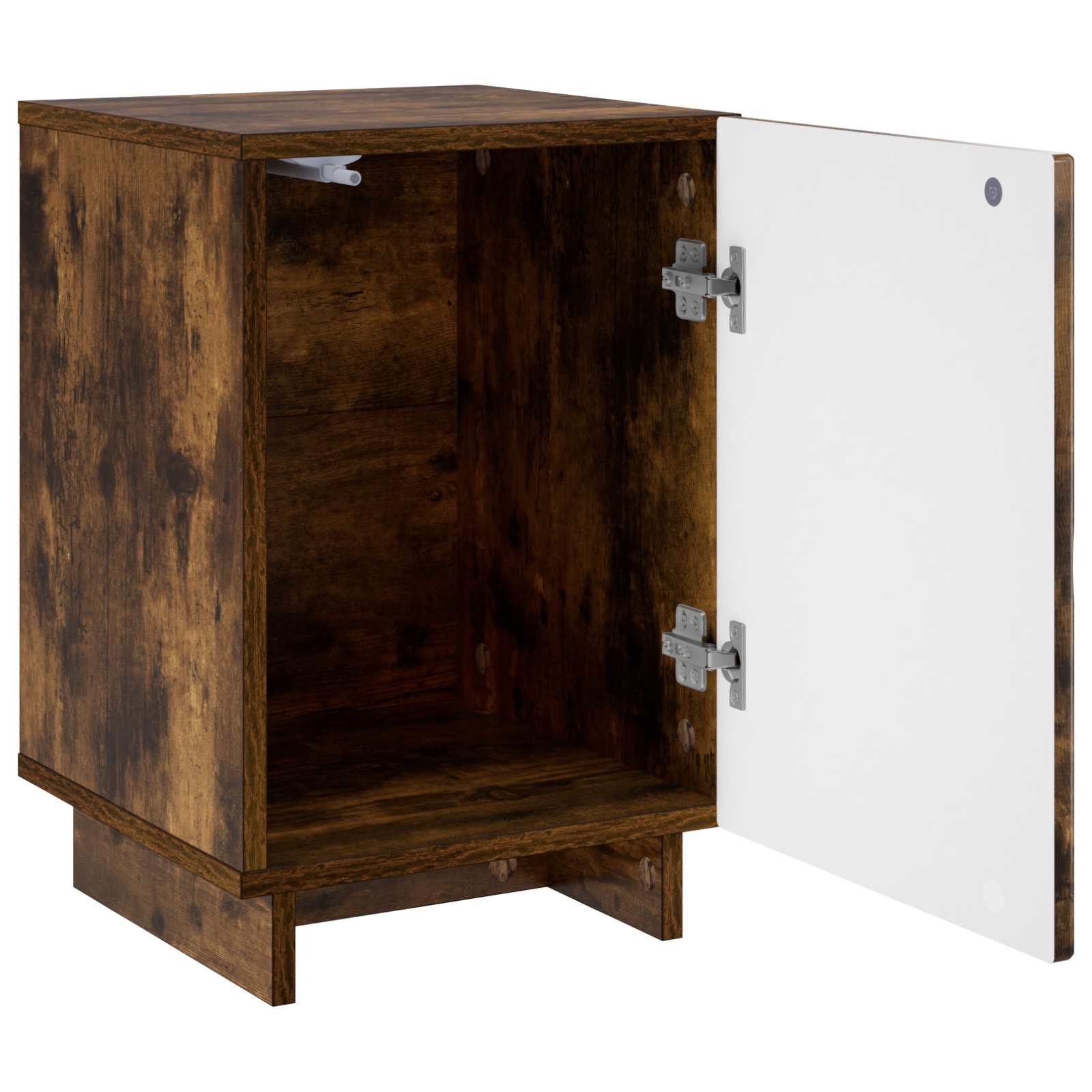 vidaXL Bedside Cabinet 2 pcs Smoked Oak 33.5 x 34.5 x 50 cm 3