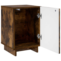 vidaXL Bedside Cabinet 2 pcs Smoked Oak 33.5 x 34.5 x 50 cm 3