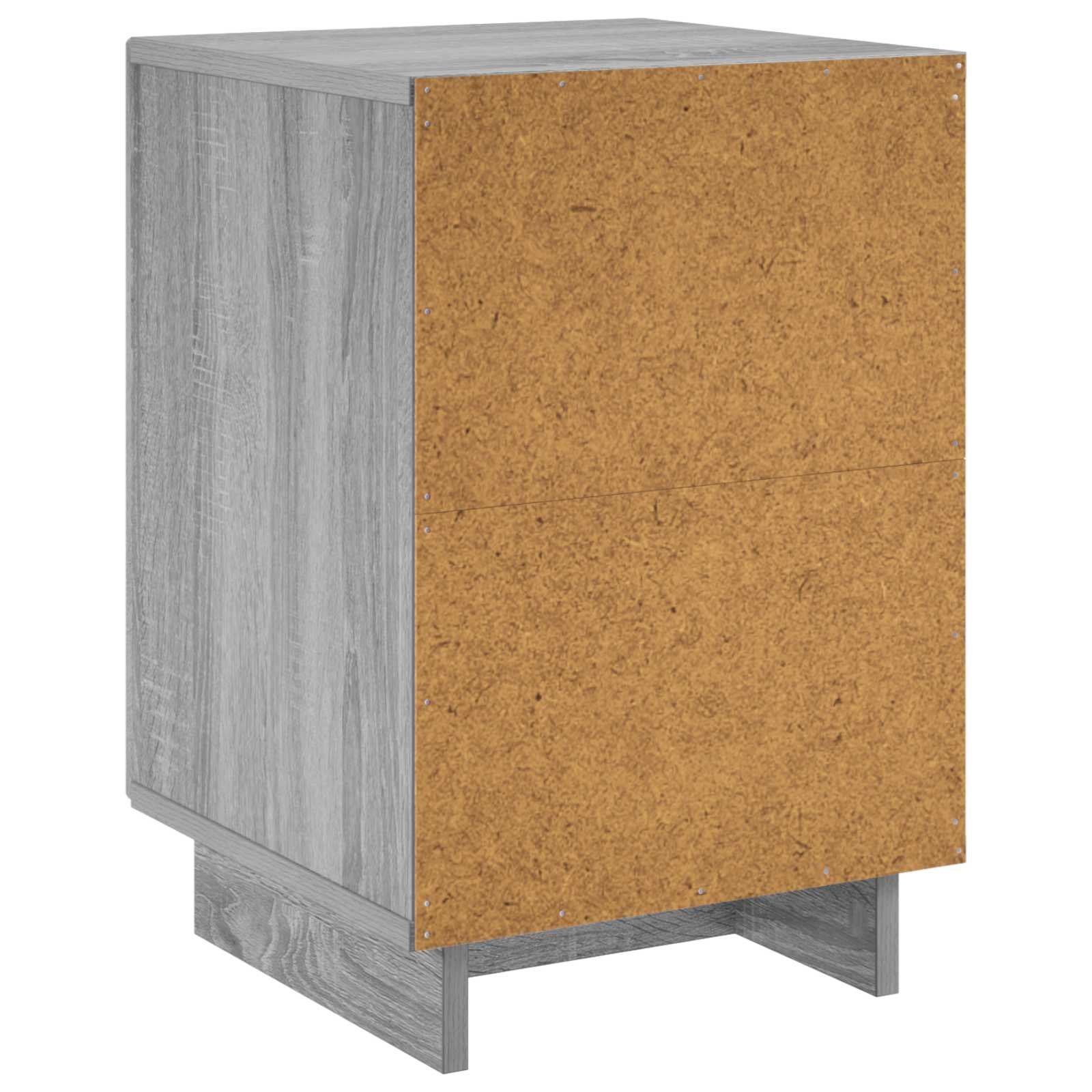 vidaXL Bedside Cabinet Grey Sonoma 33.5 x 34.5 x 50 cm Engineered Wood 6