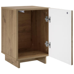vidaXL Bedside Cabinet Artisan Oak 33.5 x 34.5 x 50 cm Engineered Wood 3