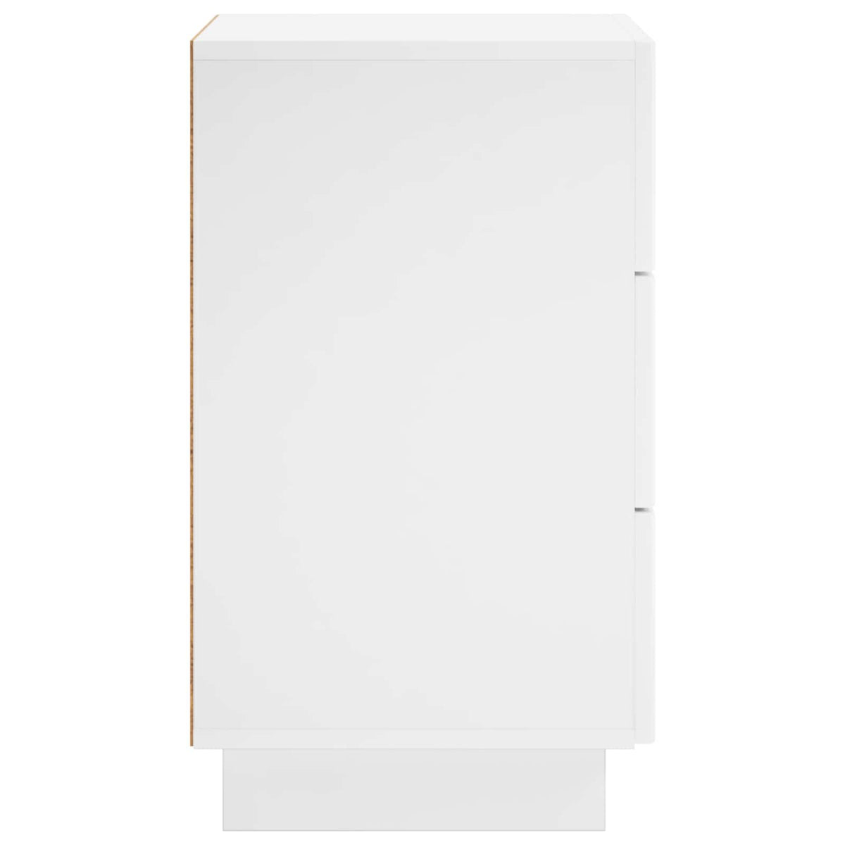Bedside Cabinet 33.5 x 34.5 x 60 cm High gloss white 1