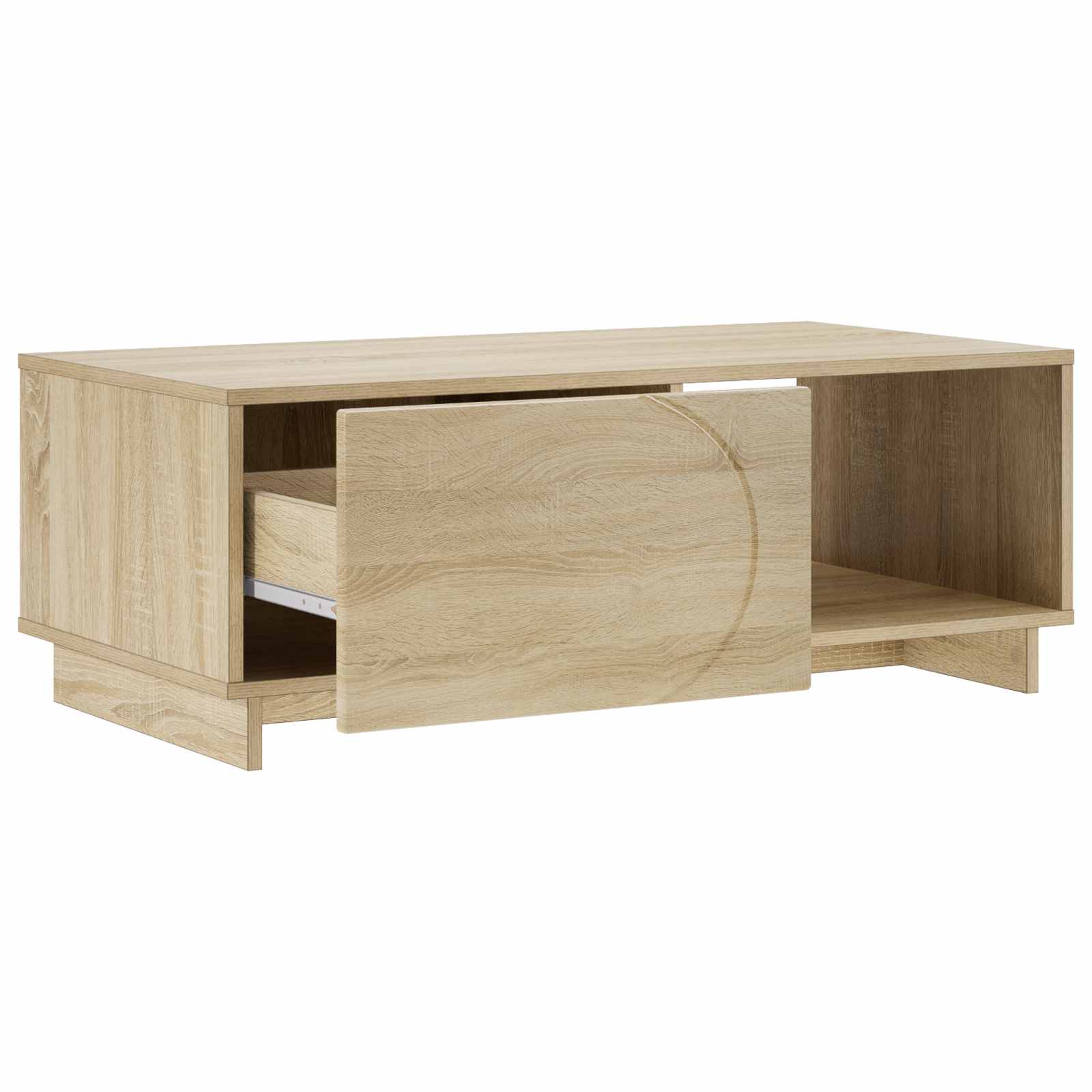 vidaXL Coffee Table Sonoma Oak 95 x 50.5 x 35 cm Engineered Wood 3