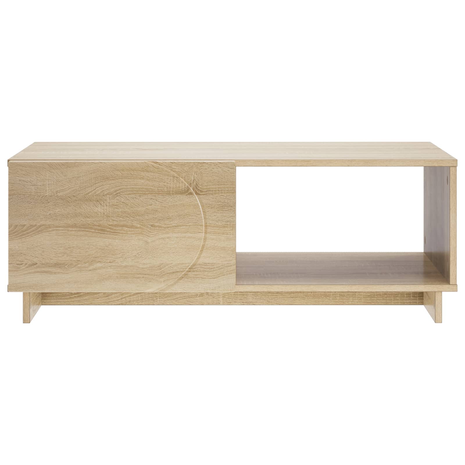 vidaXL Coffee Table Sonoma Oak 95 x 50.5 x 35 cm Engineered Wood 4