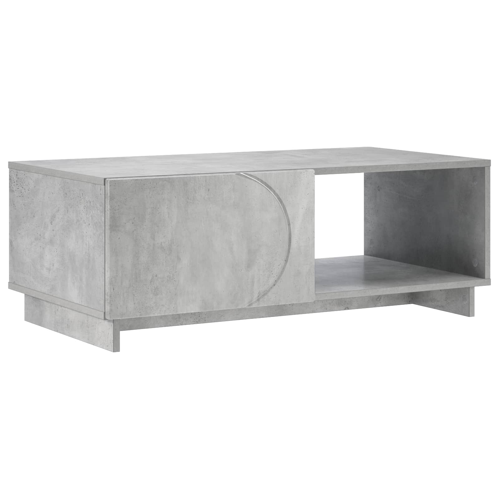 vidaXL Coffee Table Concrete Grey 95 x 50.5 x 35 cm Engineered Wood 2