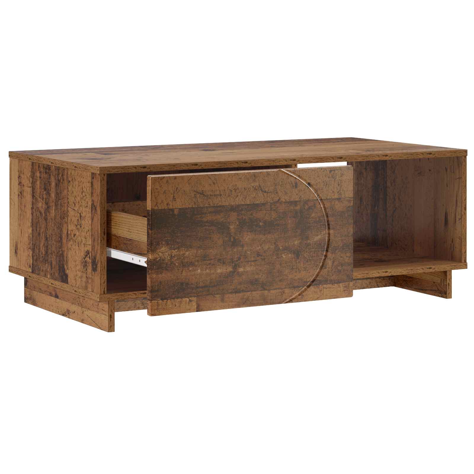 vidaXL Coffee Table Old Wood 95 x 50.5 x 35 cm Engineered Wood 3