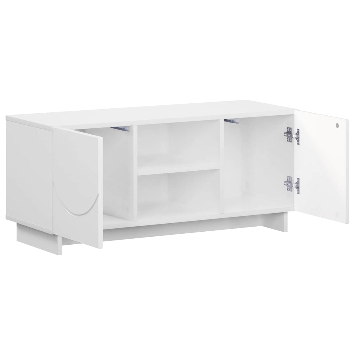 TV Stand Engineered Wood 90 x 34.5 x 40 cm White