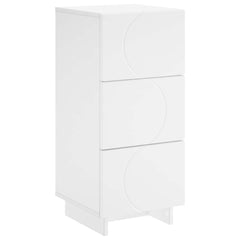 Sideboard 33.5 x 34.5 x 75 cm Engineered Wood White