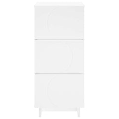 Sideboard 33.5 x 34.5 x 75 cm Engineered Wood White