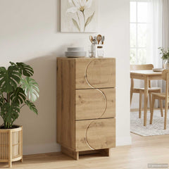 Sideboard 33.5 x 34.5 x 75 cm Engineered Wood Artisan oak