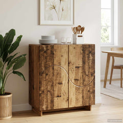 Sideboard 67 x 34.5 x 75 cm Engineered Wood Old wood