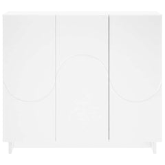 Sideboard 85.5 x 31 x 75 cm Engineered Wood White
