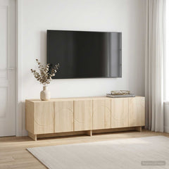 TV Stand Engineered Wood 140 x 34.5 x 40 cm Sonoma oak