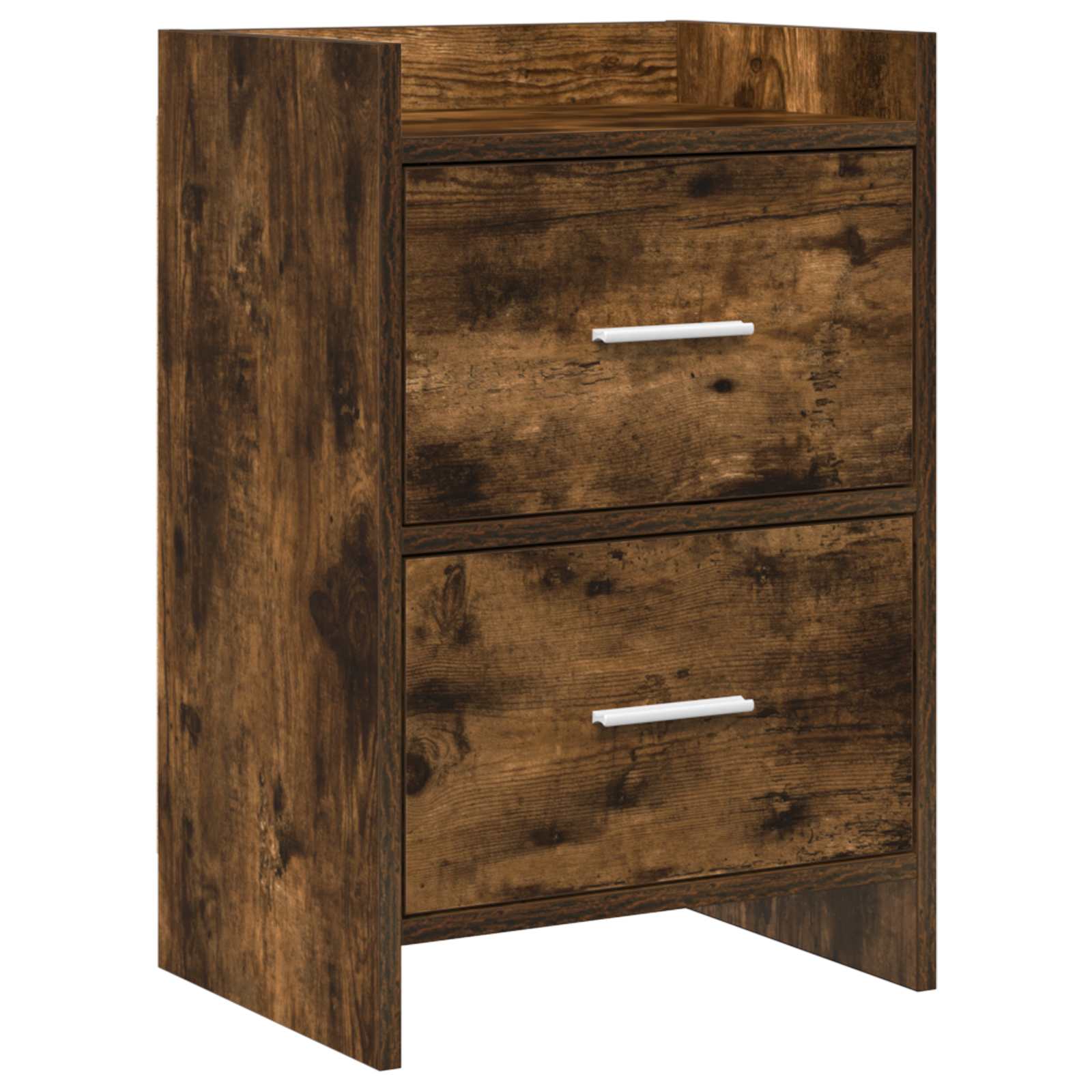vidaXL Bedside Tables Smoked Oak 40 x 30 x 60 cm Engineered Wood 1