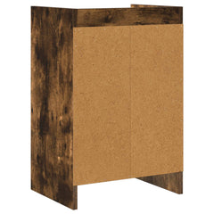 vidaXL Bedside Tables Smoked Oak 40 x 30 x 60 cm Engineered Wood 6