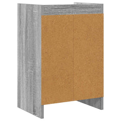 vidaXL Bedside Tables Grey Sonoma 40 x 30 x 60 cm Engineered Wood 6