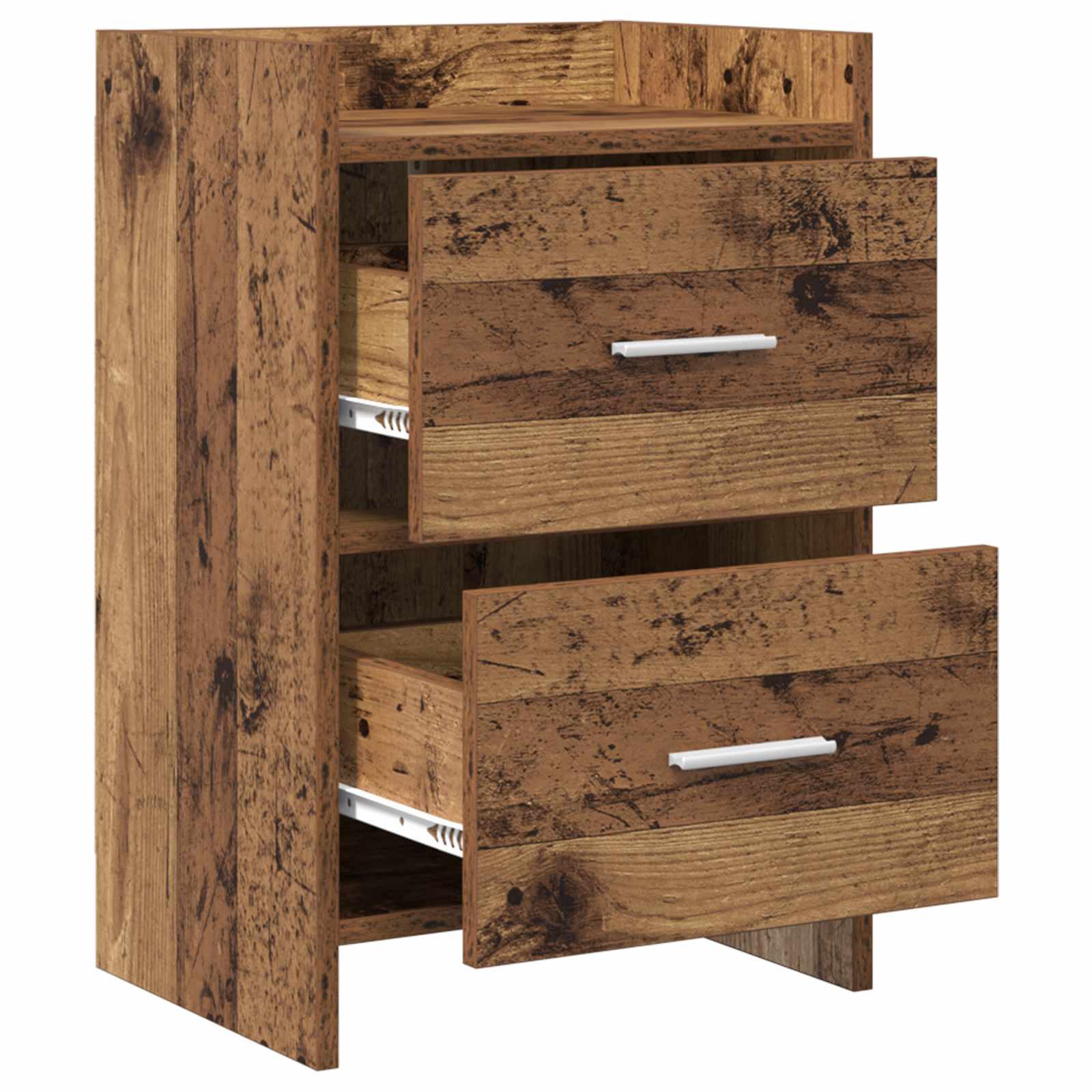 vidaXL Bedside Tables Old Wood 40 x 30 x 60 cm Engineered Wood 3
