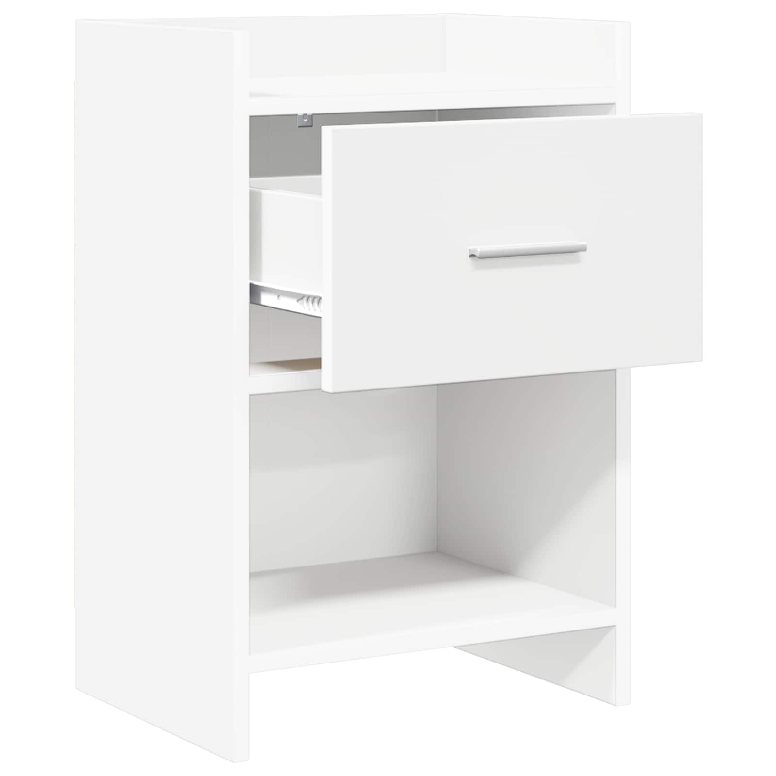 vidaXL Bedside Tables White 40 x 30 x 60 cm Engineered Wood 3