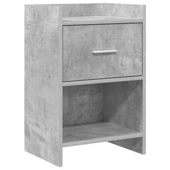vidaXL Bedside Tables Concrete Grey 40 x 30 x 60 cm Engineered Wood 1
