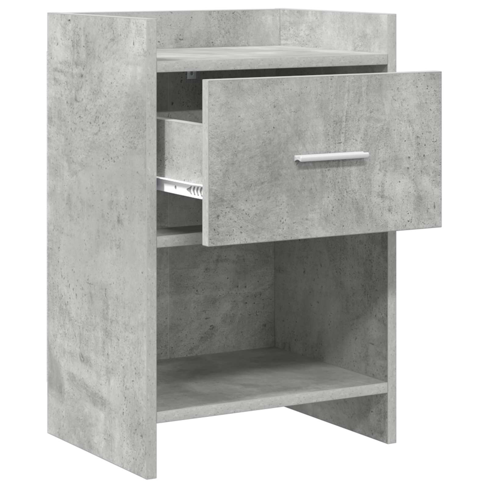 vidaXL Bedside Tables 2 pcs Concrete Grey 40 x 30 x 60 cm 3