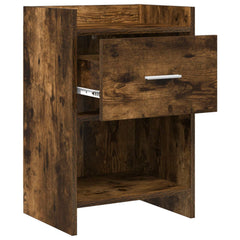 vidaXL Bedside Tables 2 pcs Smoked Oak 40 x 30 x 60 cm Engineered Wood 3