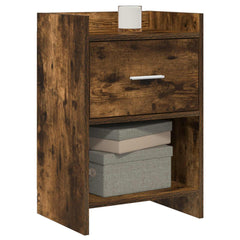 vidaXL Bedside Tables 2 pcs Smoked Oak 40 x 30 x 60 cm Engineered Wood 2