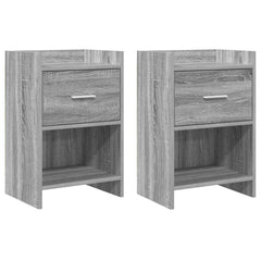 vidaXL Bedside Tables 2 pcs Grey Sonoma 40 x 30 x 60 cm 1