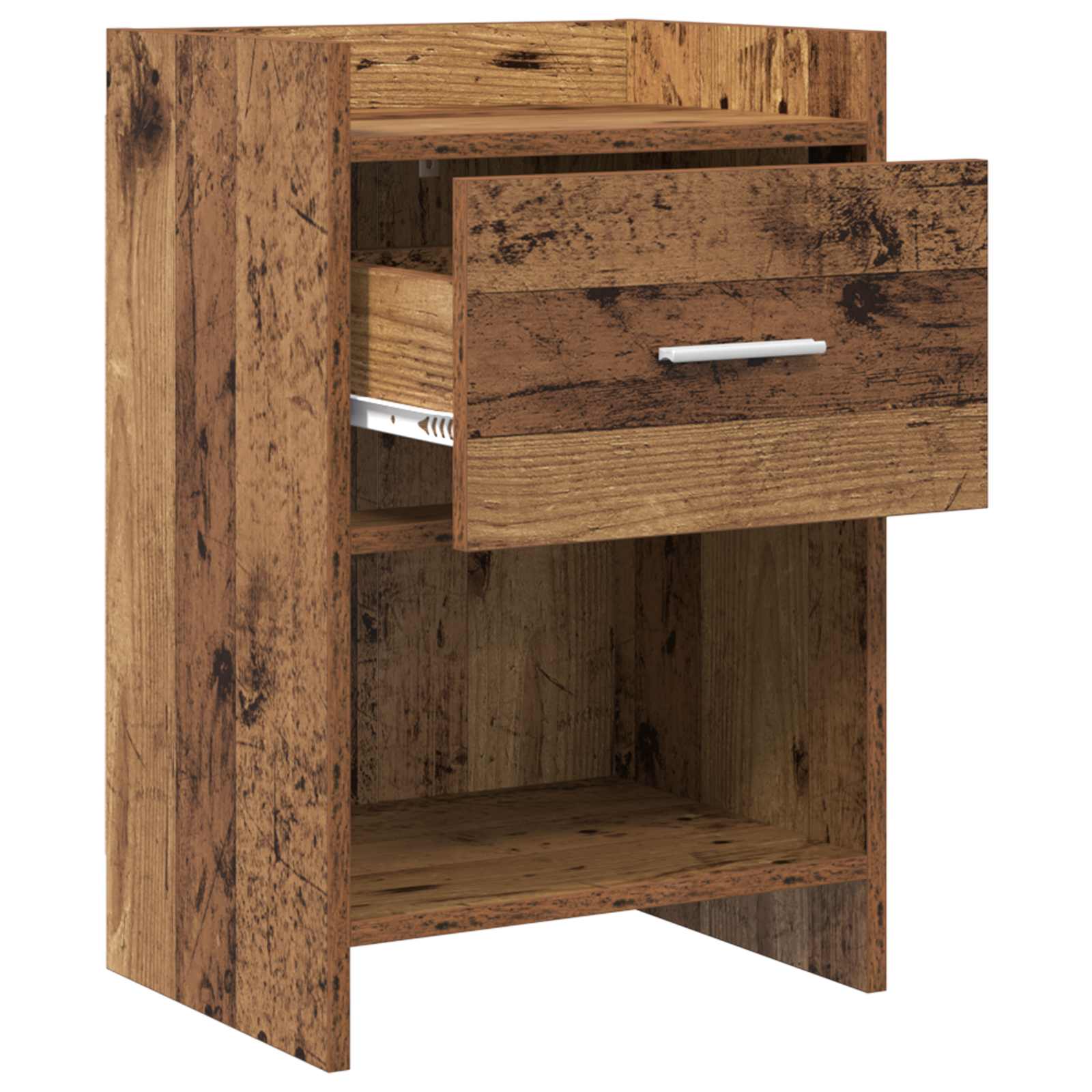 vidaXL Bedside Tables 2 pcs Old Wood 40 x 30 x 60 cm Engineered Wood 3