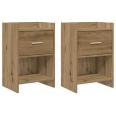 vidaXL Bedside Tables 2 pcs Artisan Oak 40 x 30 x 60 cm 1