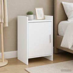 Bedside Tables Engineered Wood in White