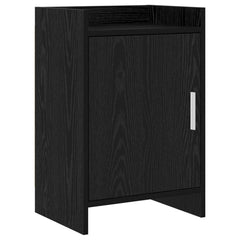 vidaXL Bedside Tables Black Oak 40 x 30 x 60 cm Engineered Wood 1