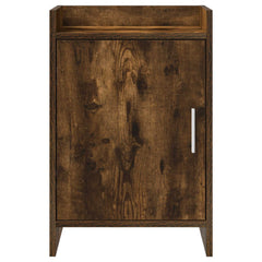 vidaXL Bedside Tables 2 pcs Smoked Oak 40 x 30 x 60 cm Engineered Wood 4