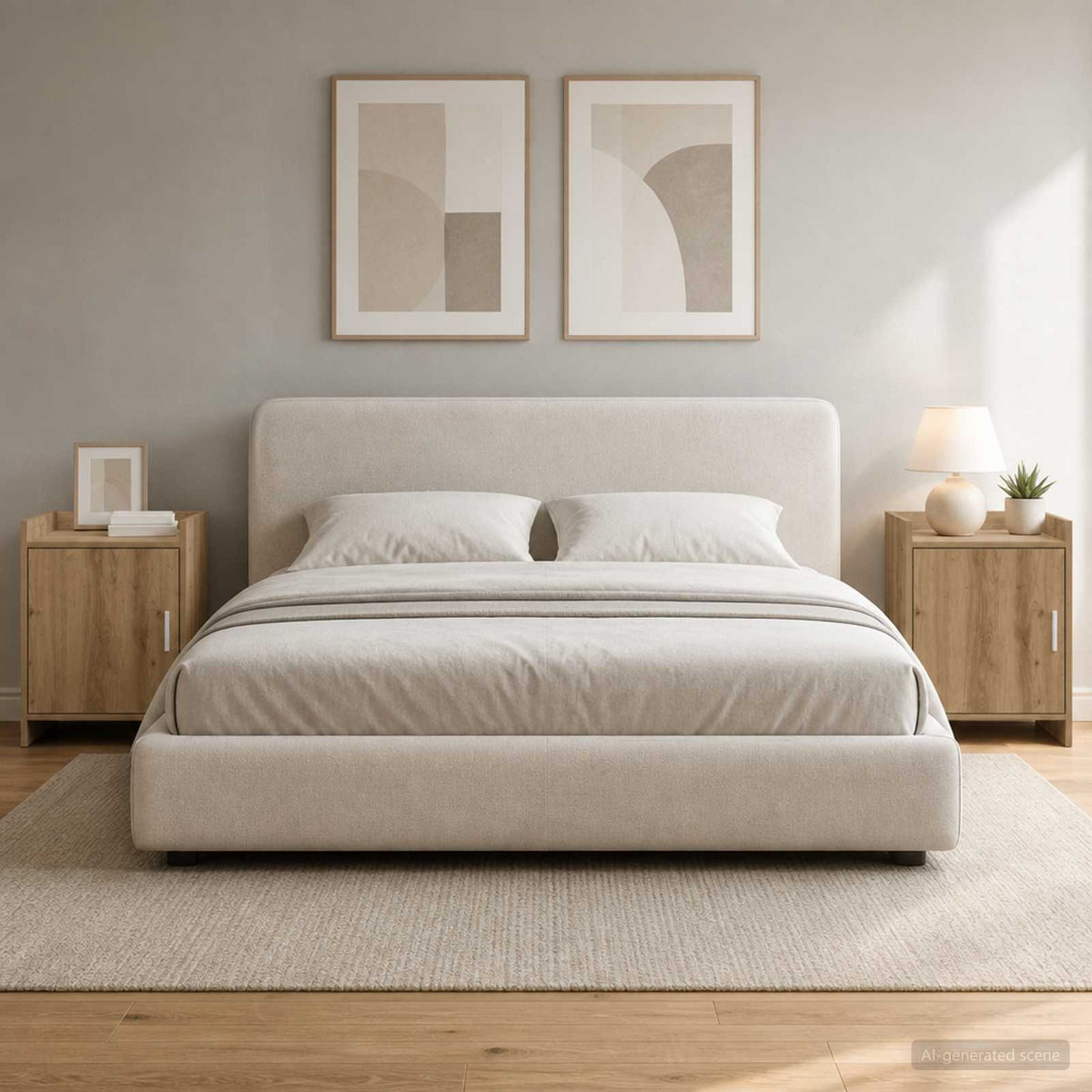 Bedside Tables Engineered Wood in Artisan Oak