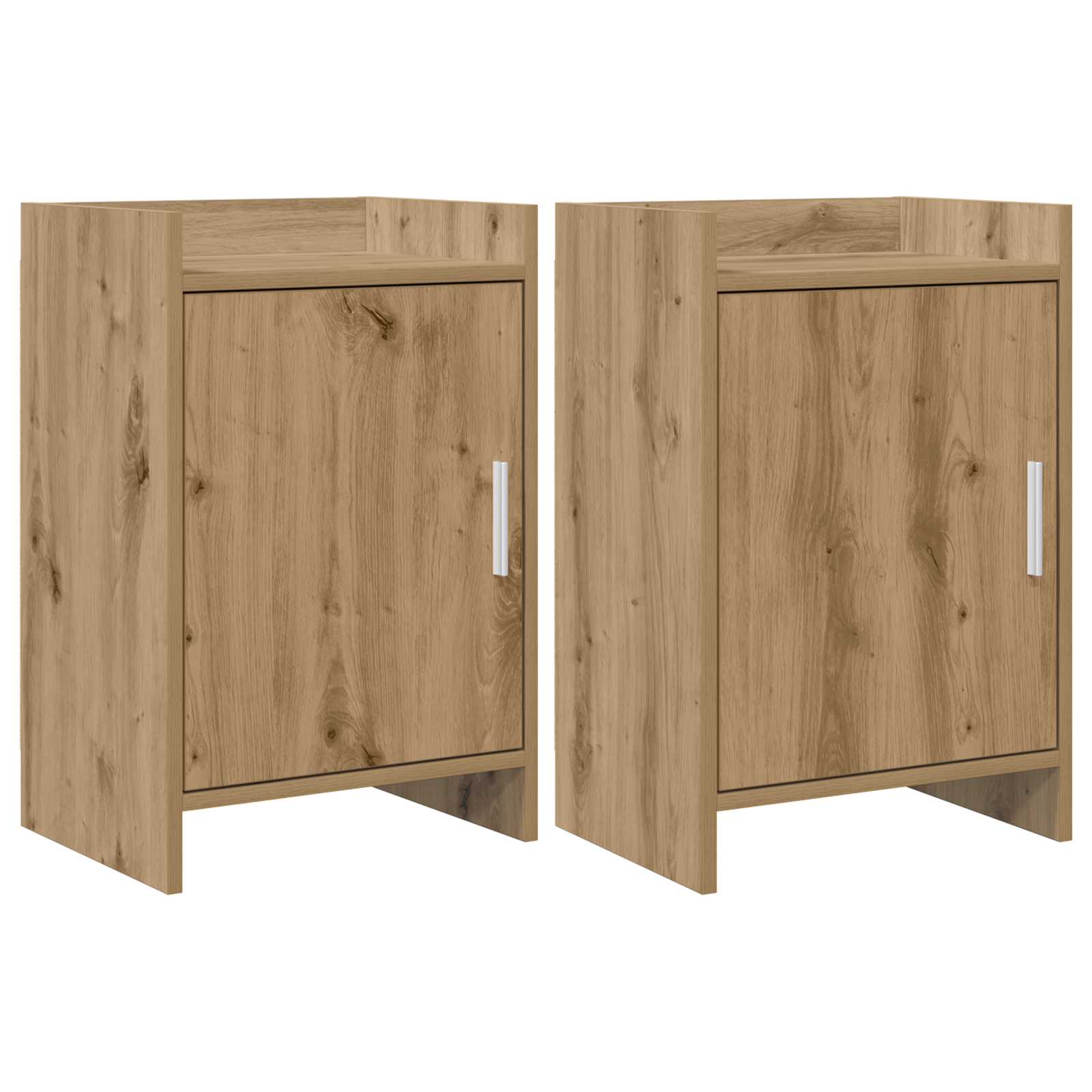 vidaXL Bedside Tables 2 pcs Artisan Oak 40 x 30 x 60 cm 1