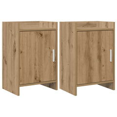 vidaXL Bedside Tables 2 pcs Artisan Oak 40 x 30 x 60 cm 1