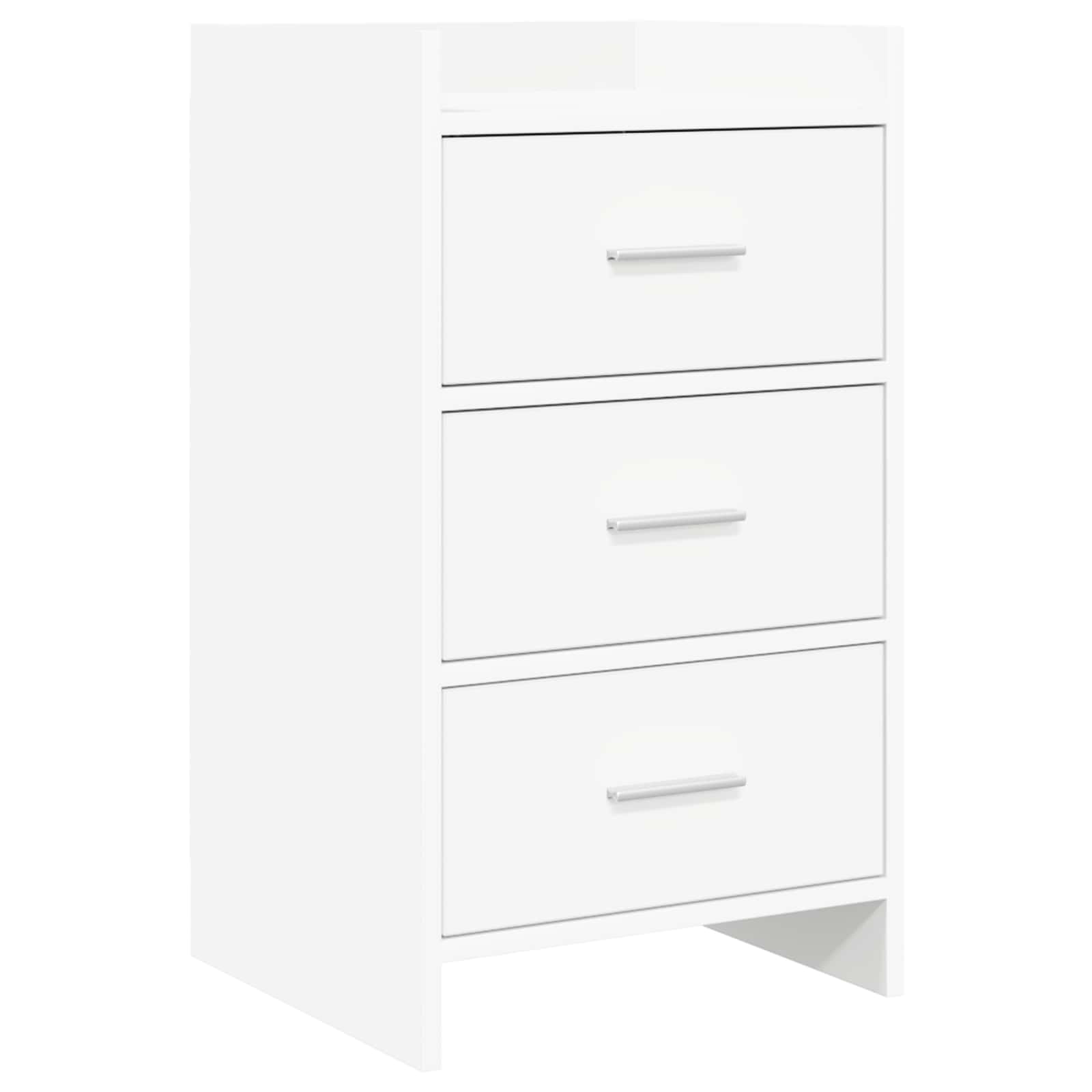 vidaXL Bedside Tables White 40 x 36 x 70 cm Engineered Wood 1