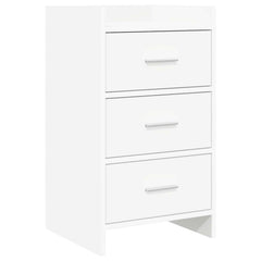 vidaXL Bedside Tables White 40 x 36 x 70 cm Engineered Wood 1