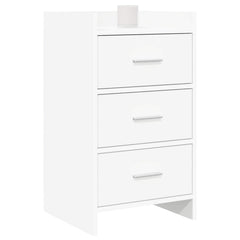 vidaXL Bedside Tables White 40 x 36 x 70 cm Engineered Wood 2