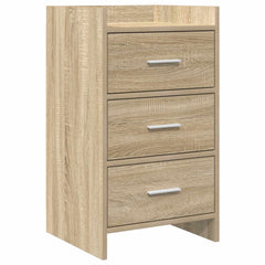 vidaXL Bedside Tables Sonoma Oak 40 x 36 x 70 cm Engineered Wood 1