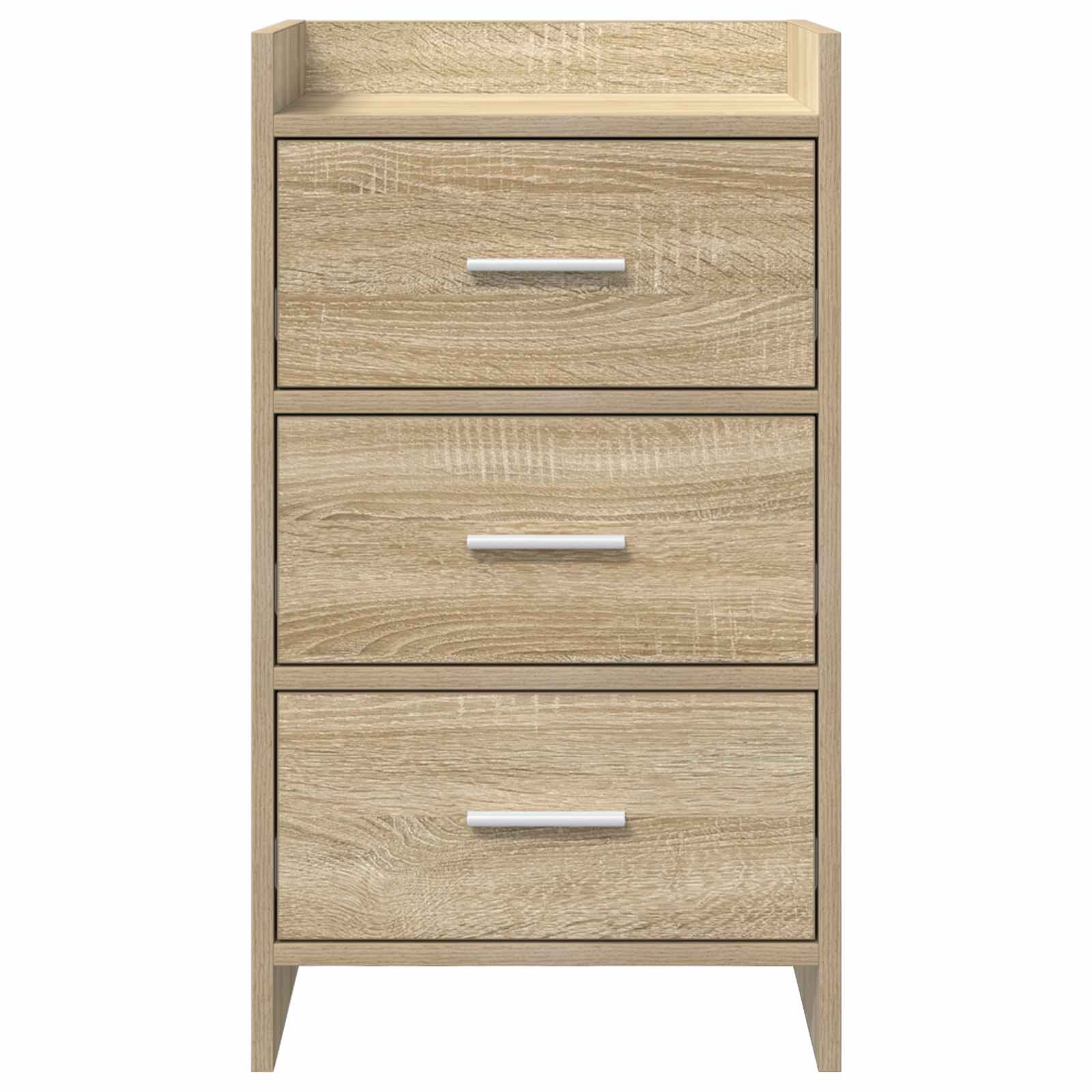 vidaXL Bedside Tables Sonoma Oak 40 x 36 x 70 cm Engineered Wood 4