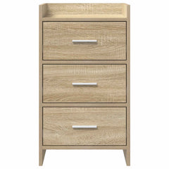 vidaXL Bedside Tables Sonoma Oak 40 x 36 x 70 cm Engineered Wood 4