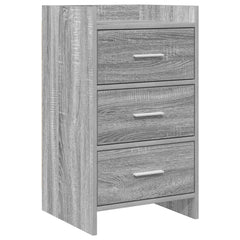 vidaXL Bedside Tables Grey Sonoma 40 x 36 x 70 cm Engineered Wood 1