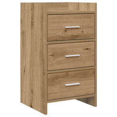 vidaXL Bedside Tables Artisan Oak 40 x 36 x 70 cm Engineered Wood 1