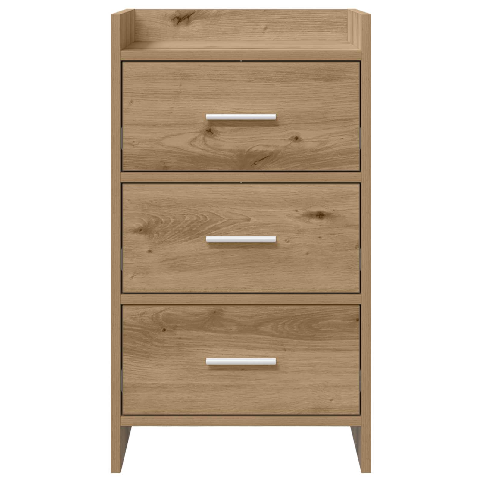 vidaXL Bedside Tables Artisan Oak 40 x 36 x 70 cm Engineered Wood 4